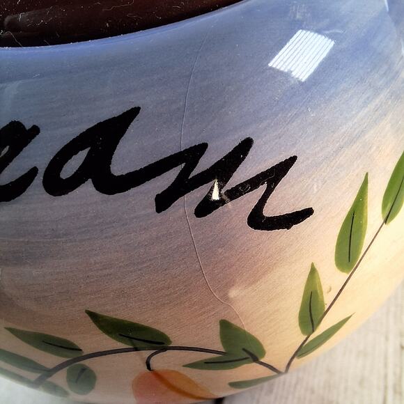 Rare Vntg Teaset: Young's Heartfelt Kitchen Creations - Happy is the Home, Blue - Picture 13 of 13